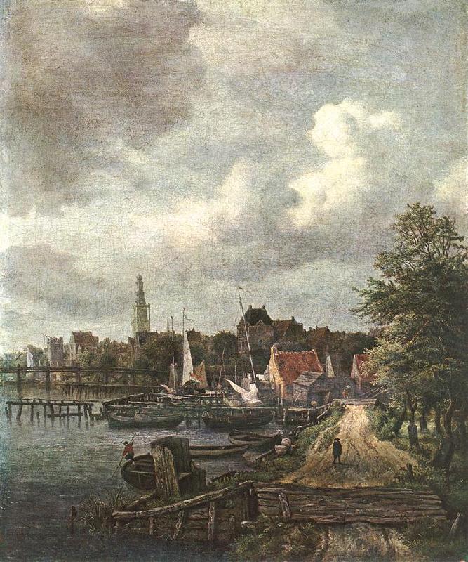 RUISDAEL, Jacob Isaackszon van View of Amsterdam  dh oil painting image